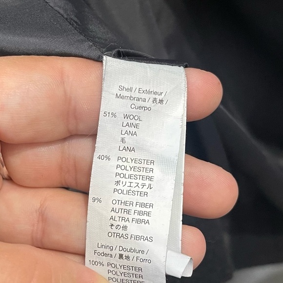 Gap | Wool Blend Button Front Pea Coat Size Medium - Picture 7 of 8